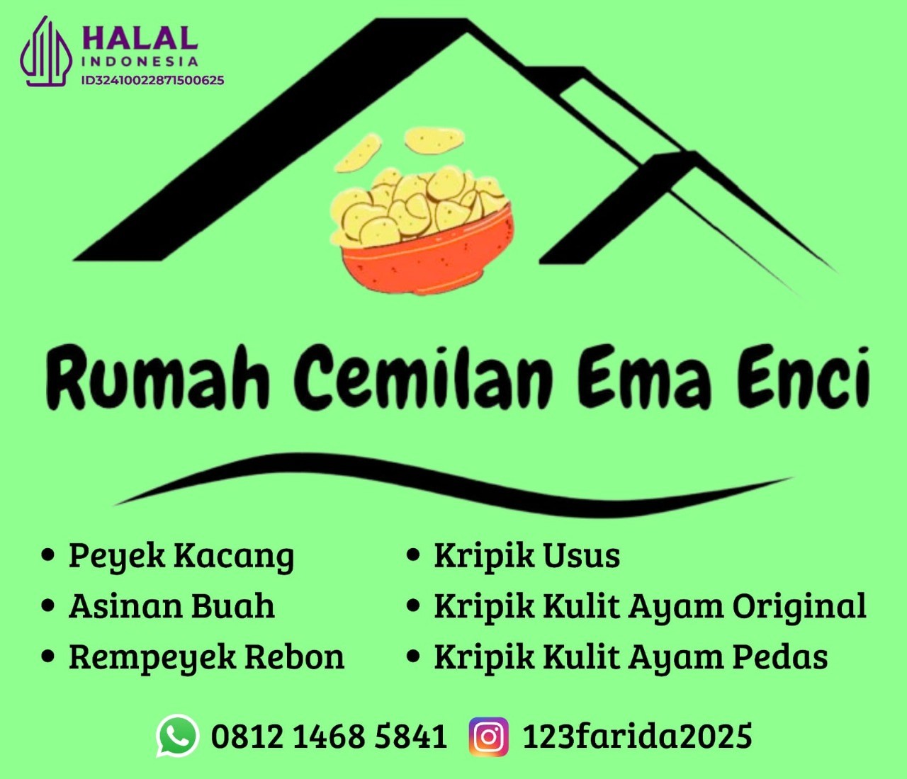 Rumah cemilan Ema Enci 1